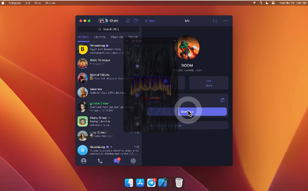 全屏模式-Telegram下载